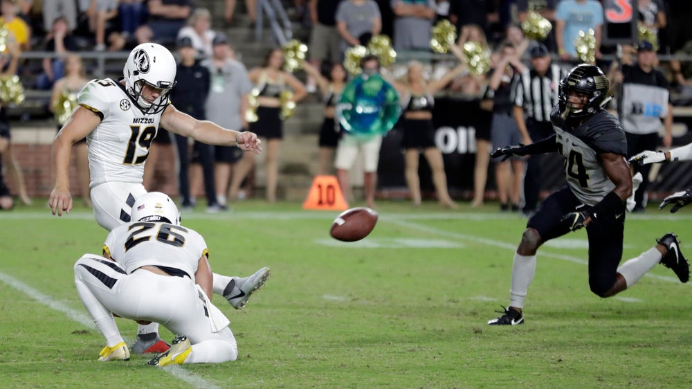 McCann's last-second field goal lifts Mizzou to 40-37 win over Purdue