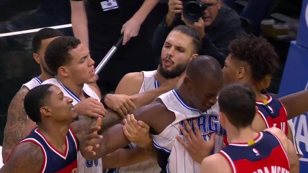 NBA fines Bradley Beal for 'grabbing at the throat' of Magic's Evan Fournier