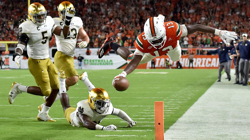 Making a statement: No. 7 Miami wreaks havoc on defense, dismantles No. 3 Notre Dame