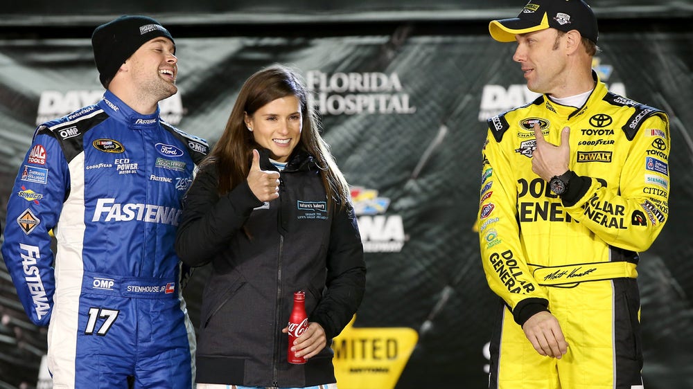 Danica Patrick, others in NASCAR embrace Valentine's Day in Daytona