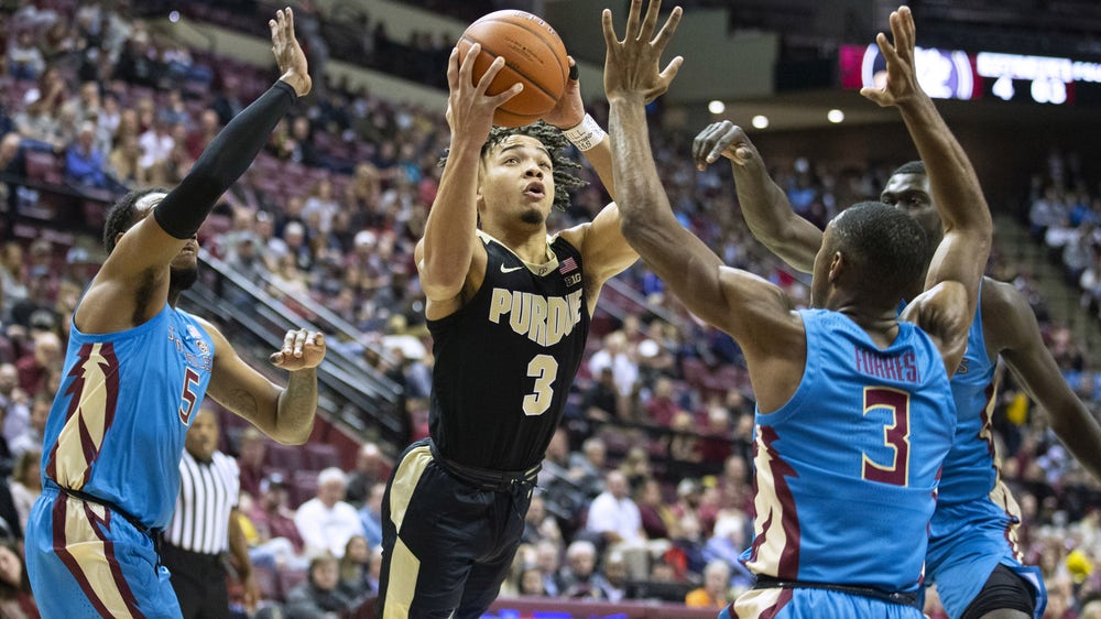 No. 19 Purdue struggles late as No. 15 Florida State wins 73-72