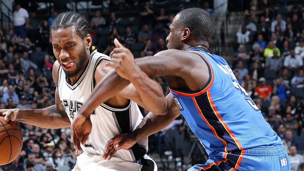 Spurs top Thunder in OT to match NBA record with 40-1 home mark