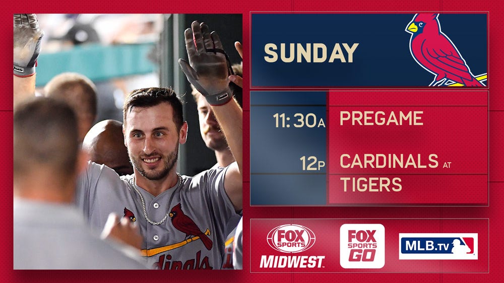 Hoping to avoid being swept by Tigers, Cards send Gant to the mound Sunday