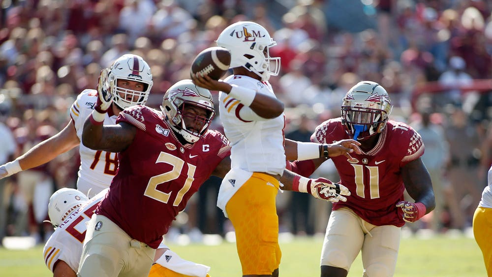 Cam Akers posts 3 TDs as FSU outlasts Louisiana-Monroe 45-44 in overtime