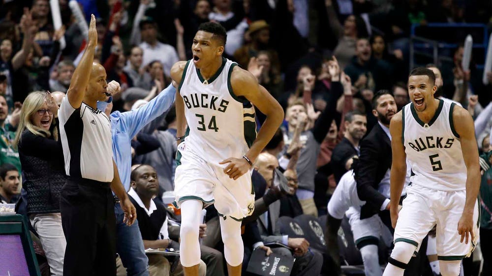 Check the Greek Freak's monster slam and his ferocious 10-game tear