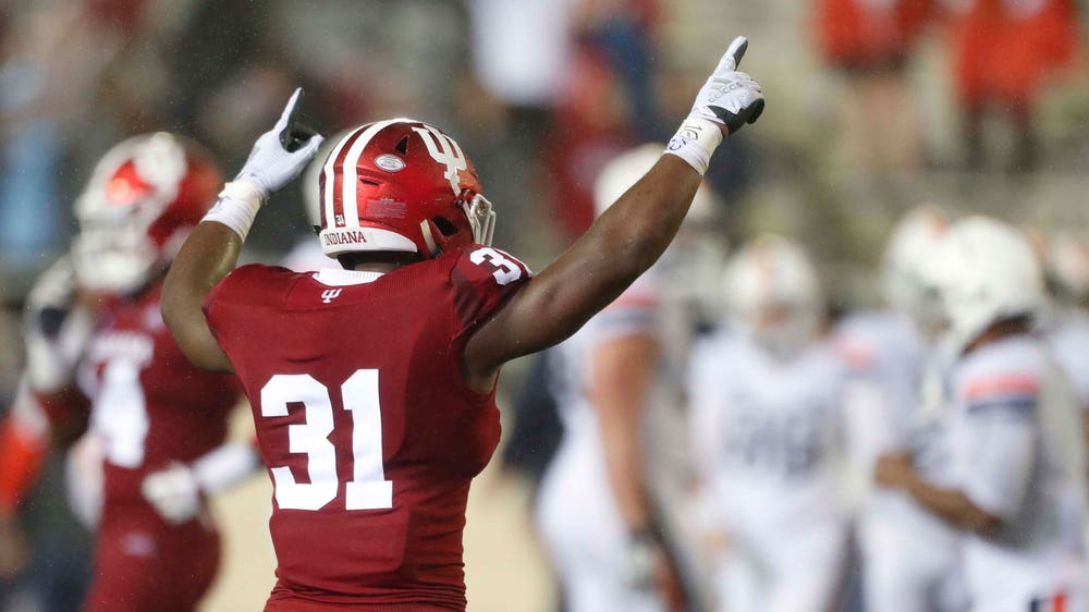 Freshman running back Stevie Scott powers Indiana to 20-16 victory
