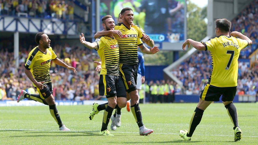 Premier League newcomers Watford earn draw at Everton