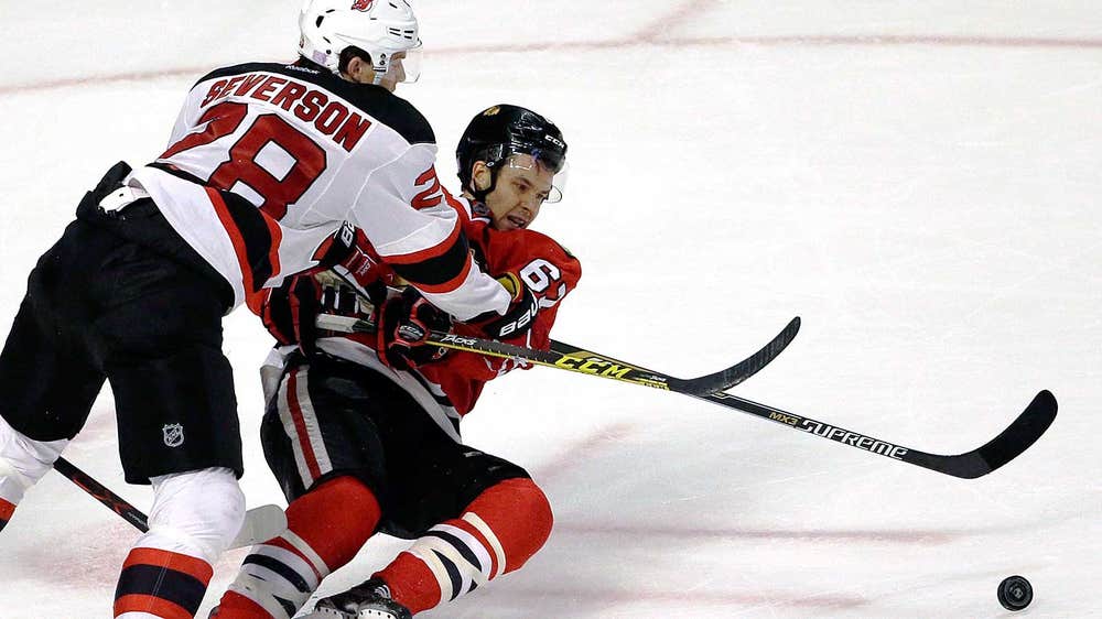 Devils edge Blackhawks for second win over champs in a week