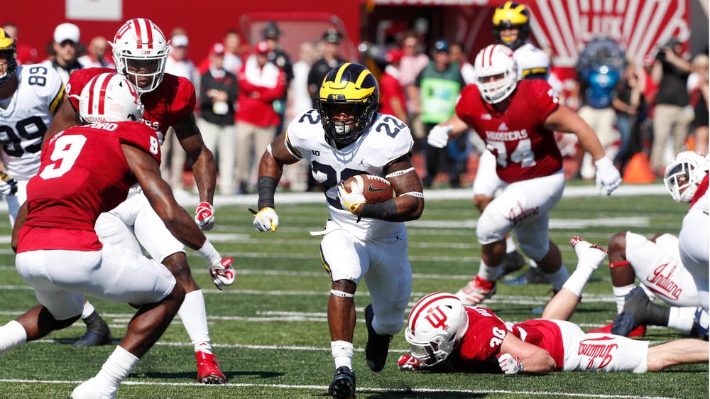 Hoosiers can't complete upset of Wolverines, fall 27-20 in overtime