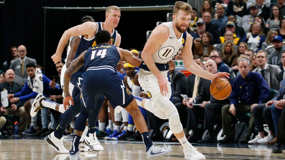 Pacers struggle after halftime, fall 124-116 to Nuggets