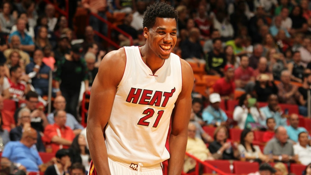 Hassan Whiteside compares playing for Heat to Rocky fighting Ivan Drago