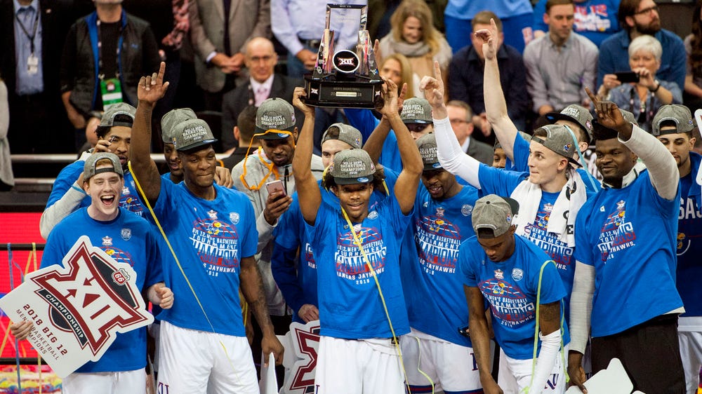Kansas earns Big 12 Tournament title with 81-70 win over West Virginia