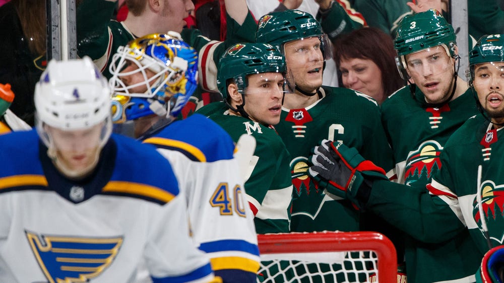 Blues drop seventh straight after 8-3 destruction in Minnesota
