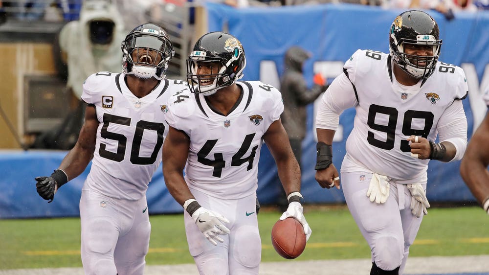 Myles Jack's late pick-6 seals Jaguars' season-opening win over Giants