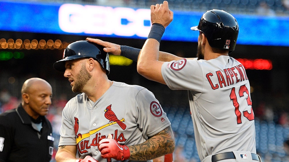 Adams' two-home run night helps Cardinals take series finale over Nationals