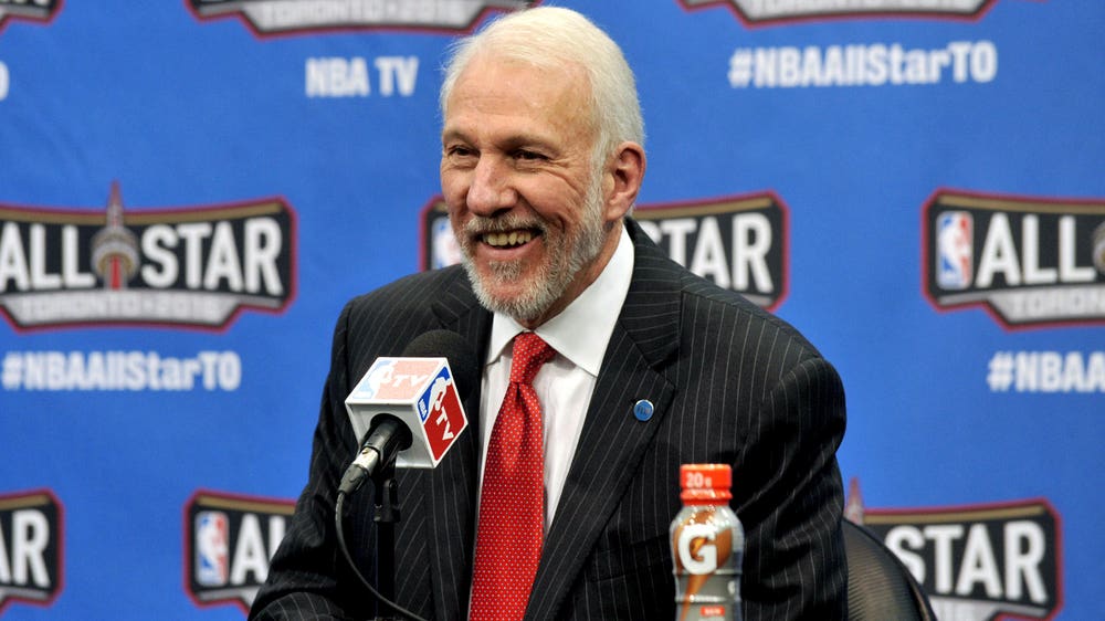 Gregg Popovich had a good laugh watching the Spurs trip over themselves