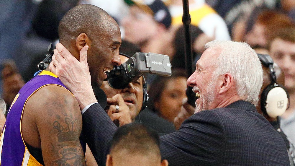 Pop on Kobe's big San Antonio finish: 'It's like watching Michael'