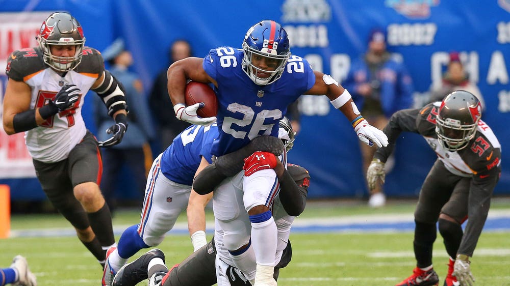 Buccaneers' late charge not enough as Saquon Barkley's career day powers Giants to 38-35 win