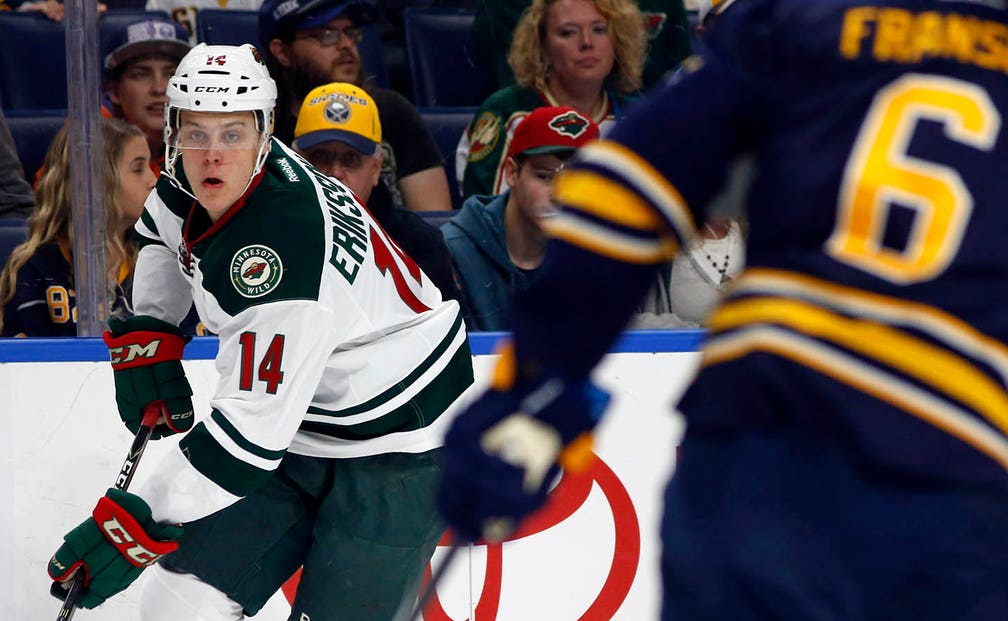 Wild recall Joel Eriksson Ek from Sweden | FOX Sports