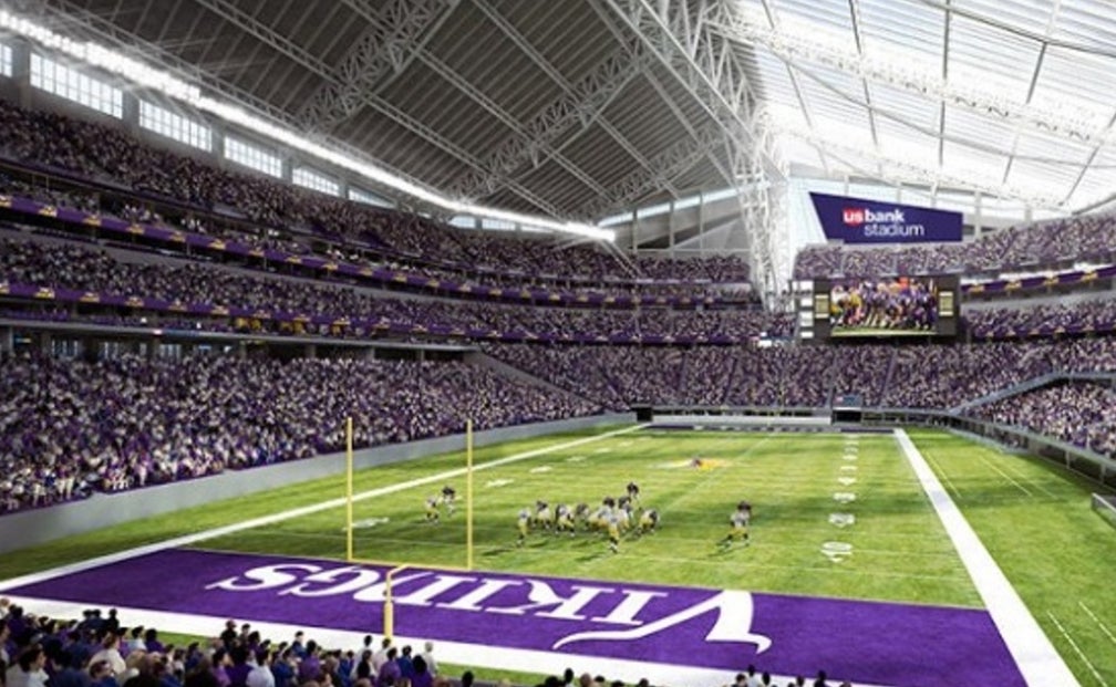 Worker Killed Another Hurt At New Vikings Stadium Site Fox Sports