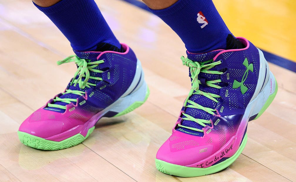 steph curry christmas shoes