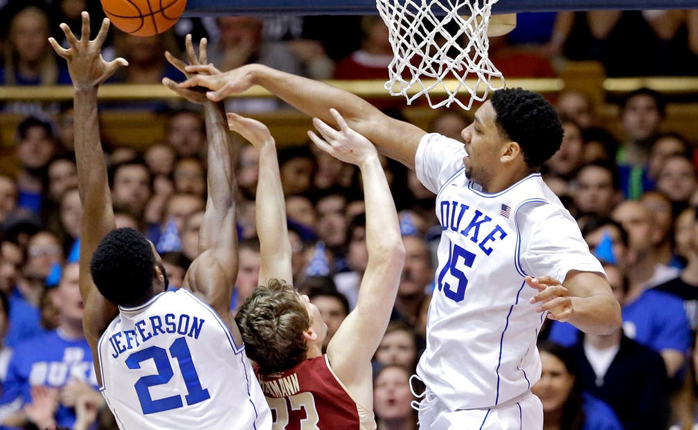Okafor Scores Career High 28 As No 2 Duke Routs Boston College