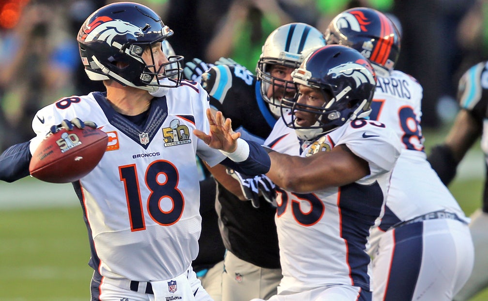 Watch Peyton Manning throw a shockingly bad interception FOX Sports