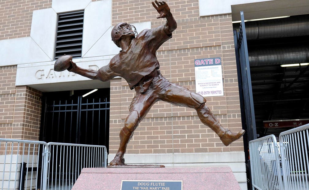 Throwback Thursday Watch BC players relive Flutie's famous Hail Mary pass that stunned Miami