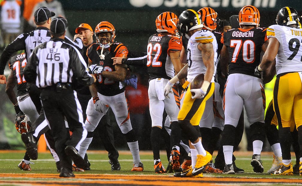 Steelers Bengals Still Going At Nasty Rivalry In Offseason Fox Sports