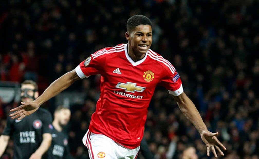 18 Year Old Marcus Rashford Rescues Manchester United With Brace In Career Debut Fox Sports
