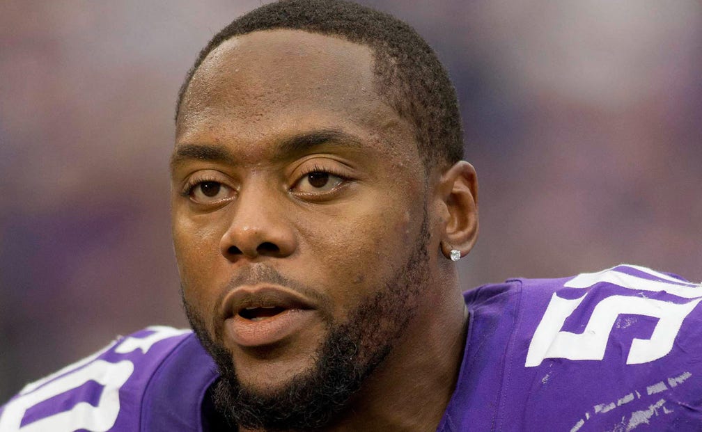 Vikings LB Erin Henderson arrested for second time in two months on DWI