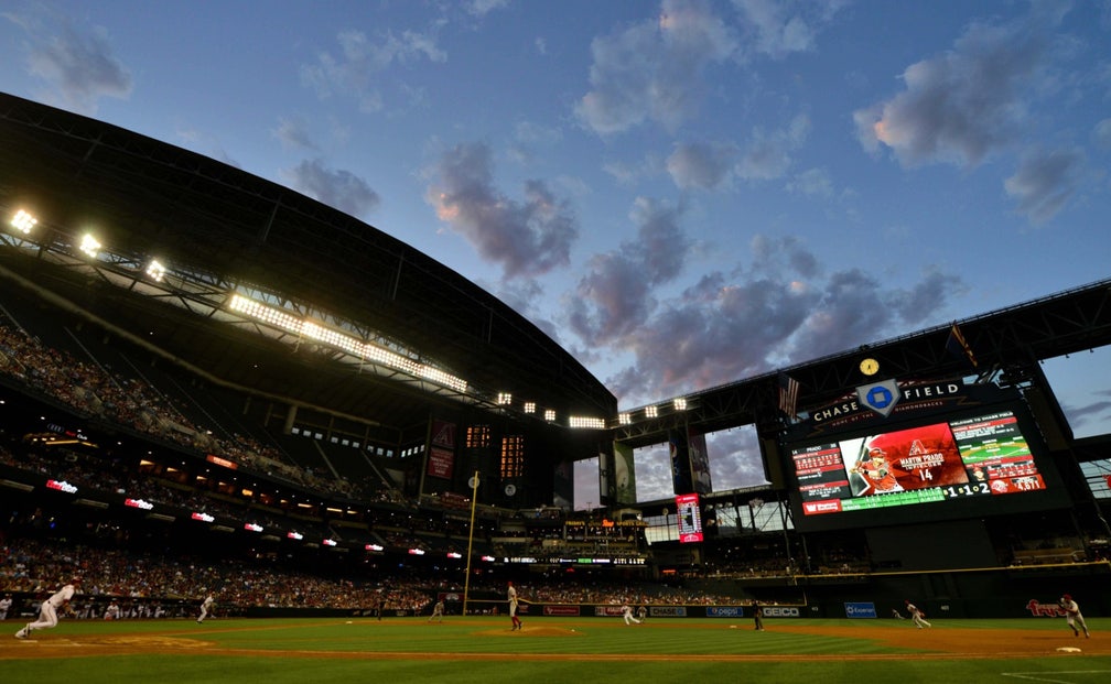 Watch Chase Field's roof open in timelapse video FOX Sports