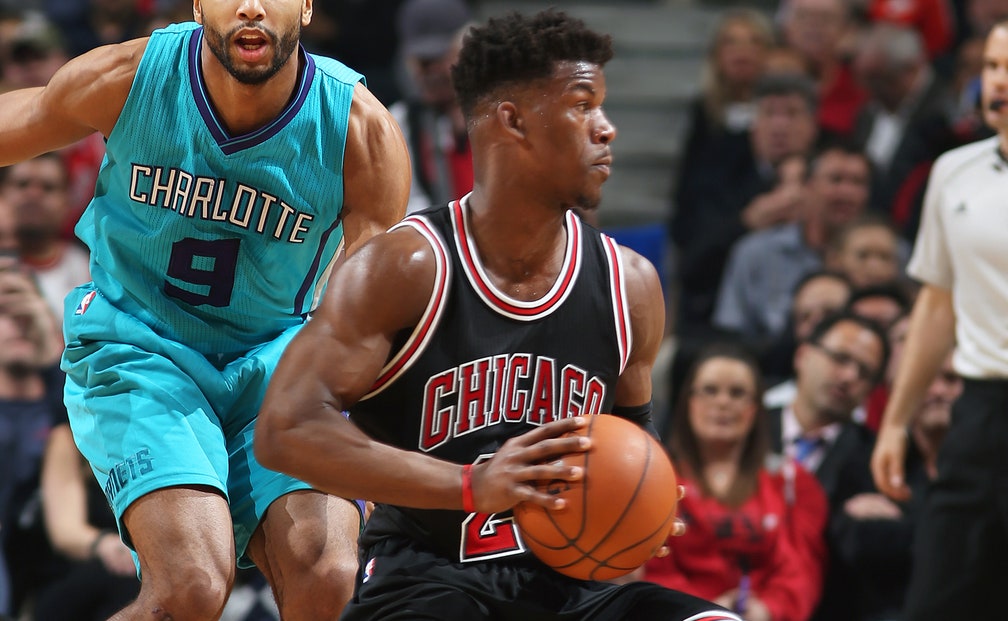 Guard Jimmy Butler Back In Bulls Lineup Vs Hornets After Elbow Injury Fox Sports