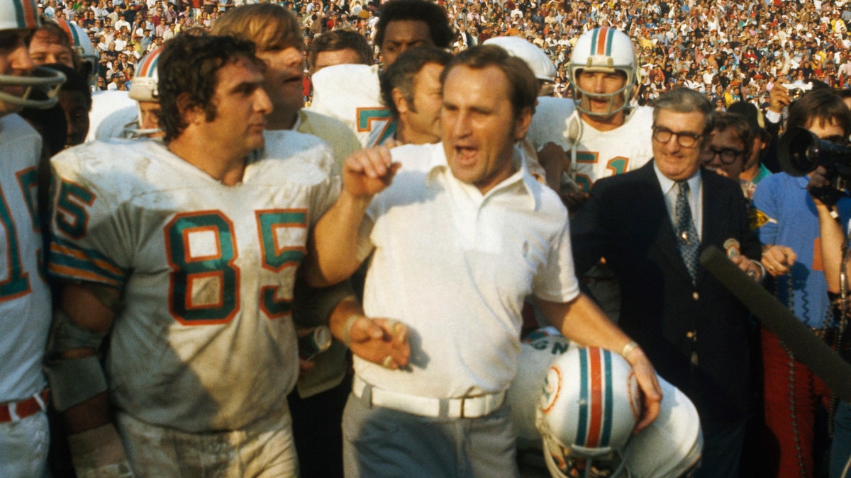 Don Shula early in his tenure as Dolphins coach