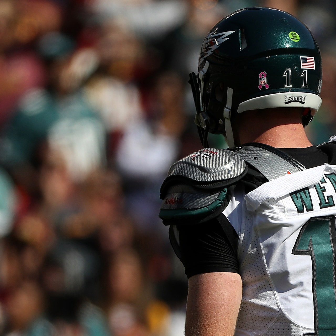 Pink carson wentz jersey sale