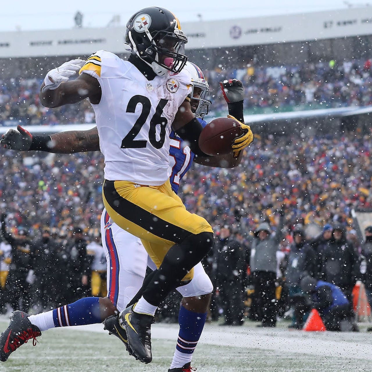 Le Veon Bell Shattered Multiple Records In Historic Game Vs Bills Fox Sports