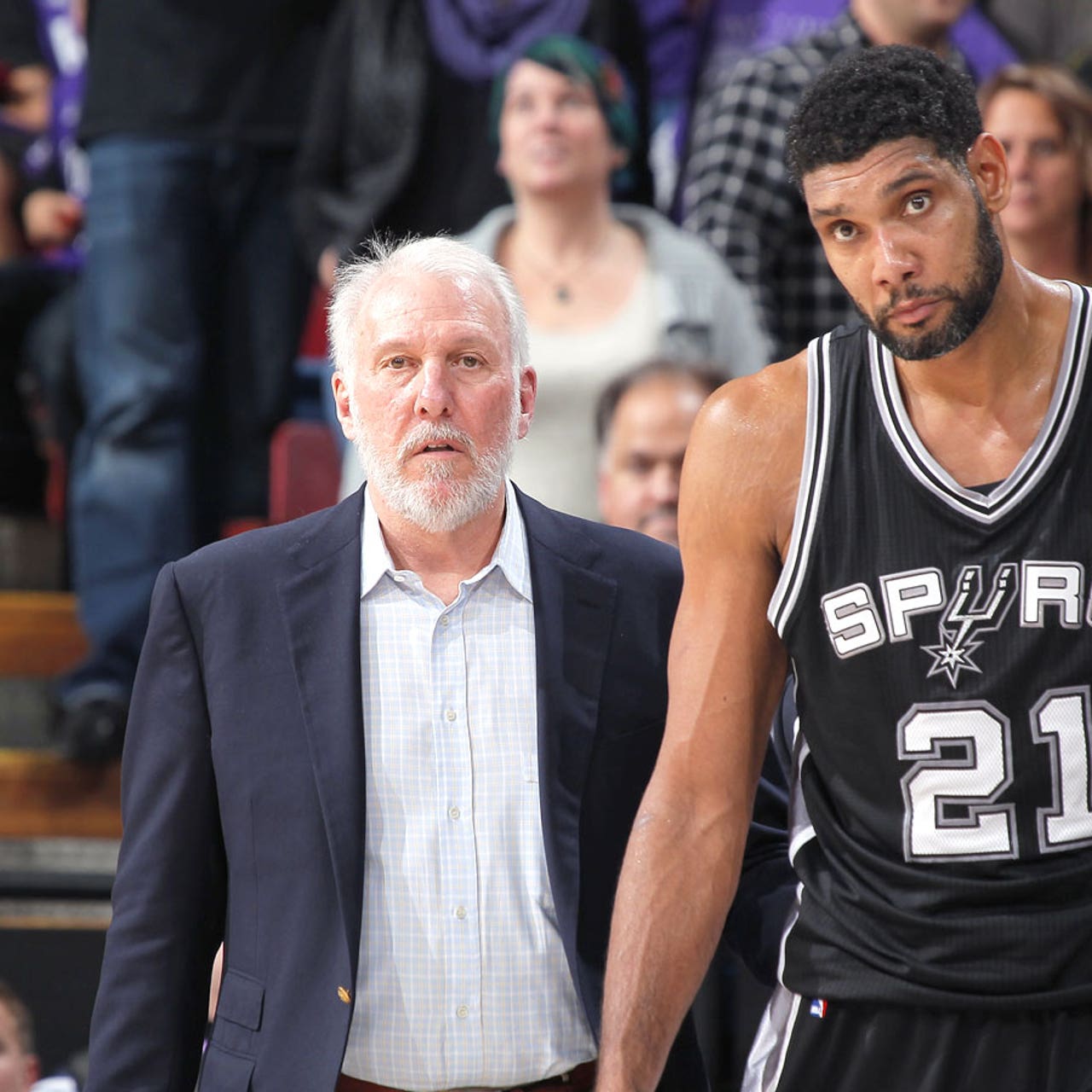NBA -- Story time with the San Antonio Spurs' Tim Duncan and Gregg Popovich  - ESPN