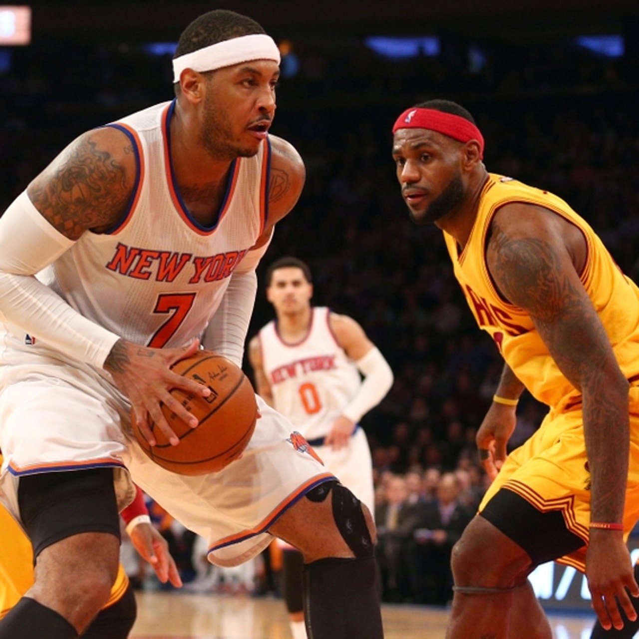 LeBron James, Carmelo Anthony meeting in Lakers vs. Blazers is a joy