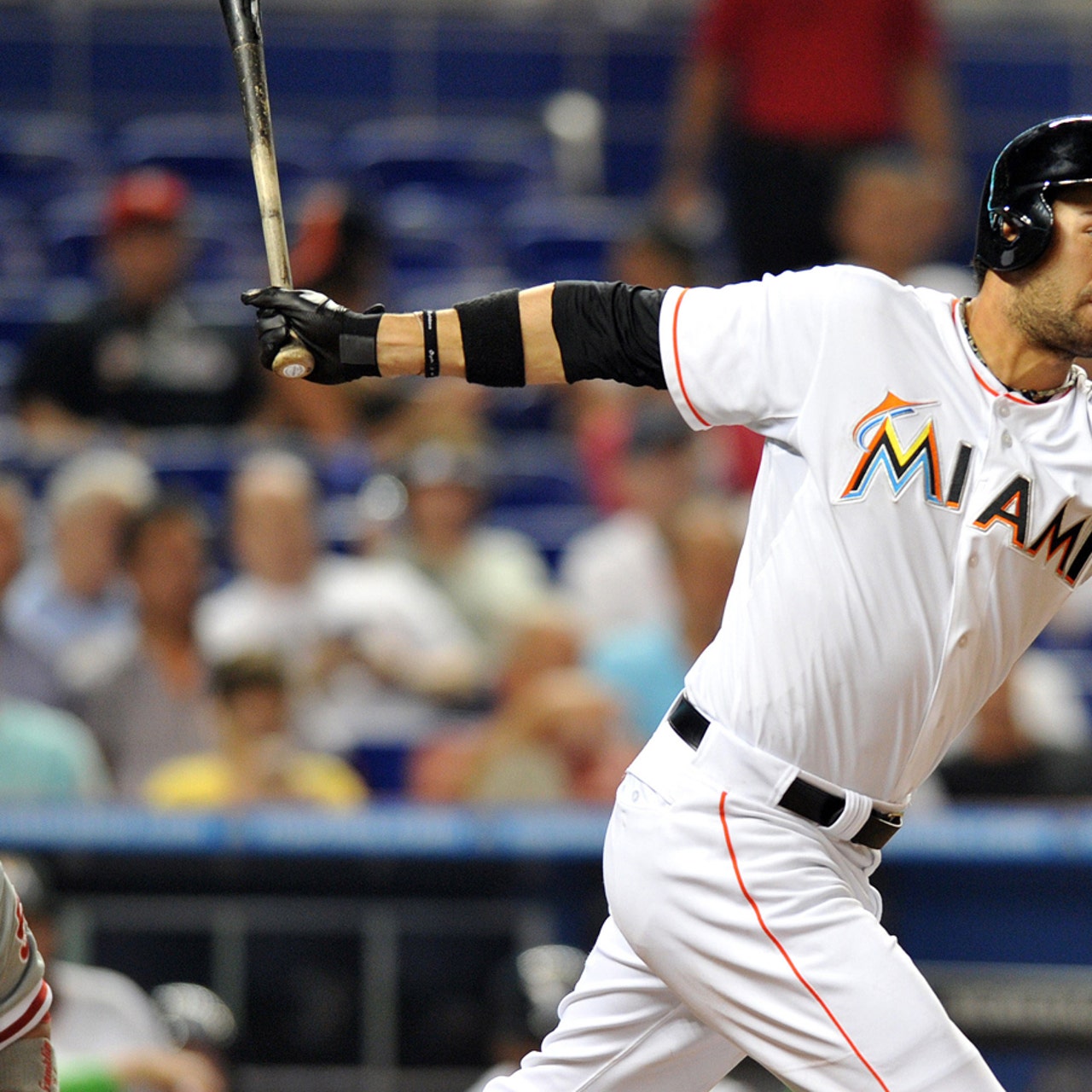 Marlins Notes Garrett Jones Getting Into Swing Of Things At Plate Fox Sports