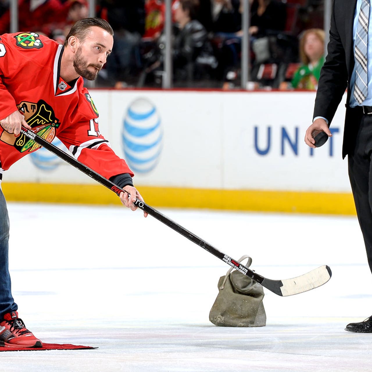 CM Punk at Chicago Blackhawks Game 7 could actually provide assist