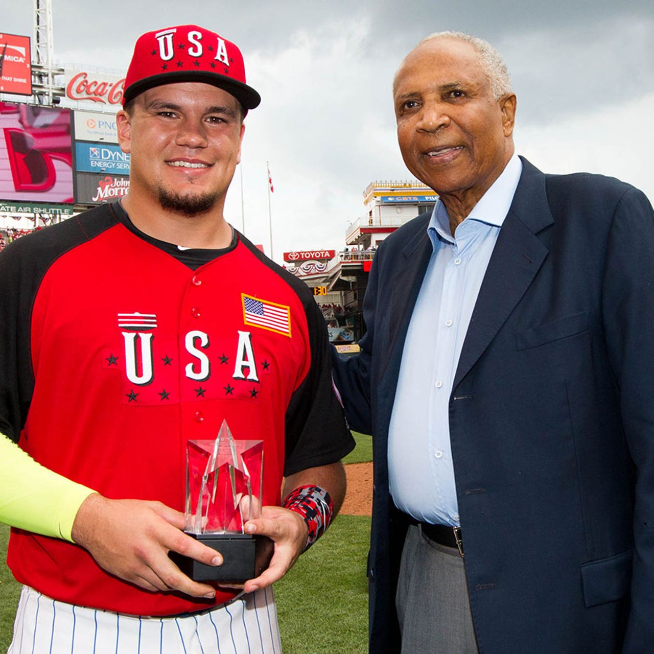 Cubs' Schwarber leads U.S. in rout over World at Futures Game
