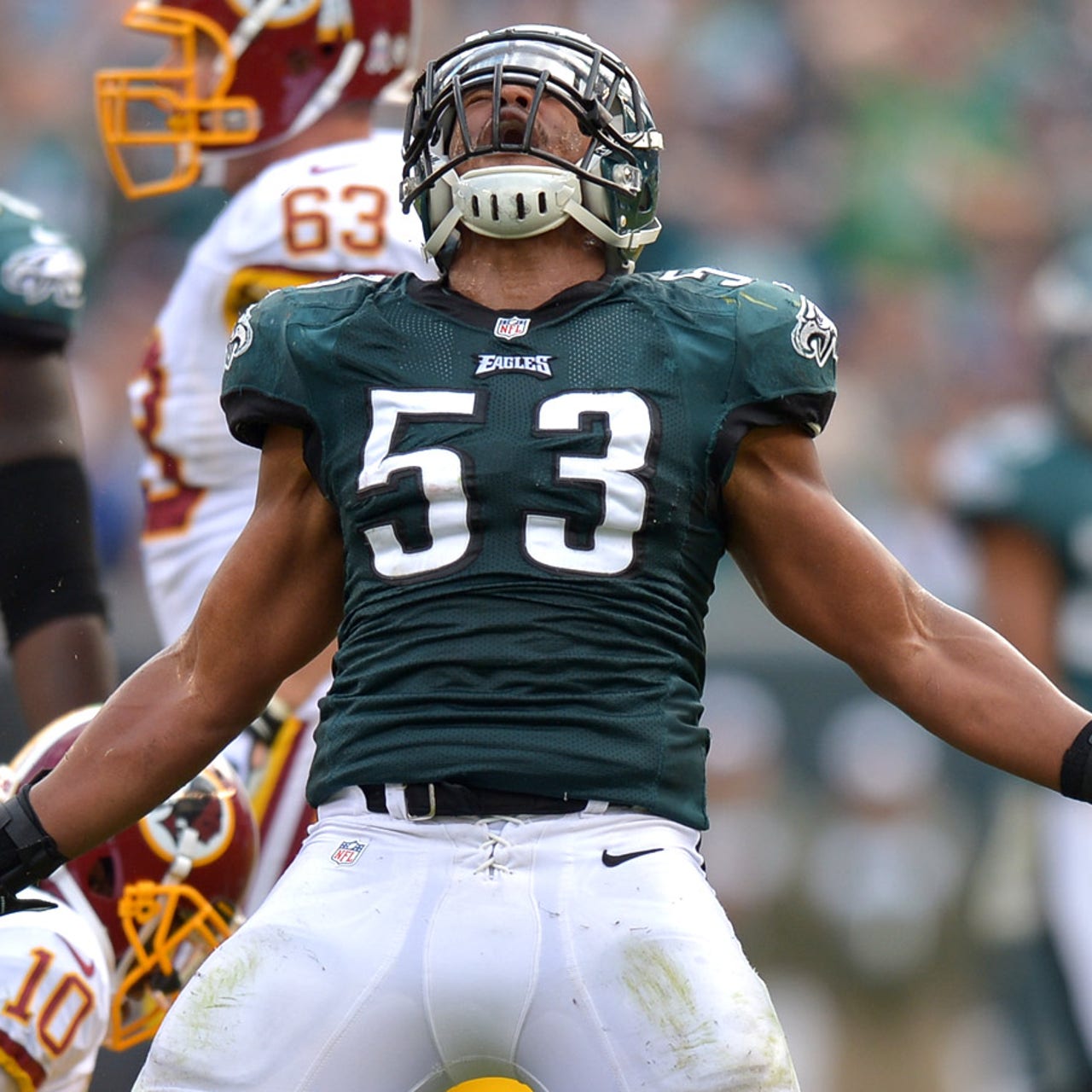 With LBs Alonso Kendricks ailing Eagles re sign Najee Goode