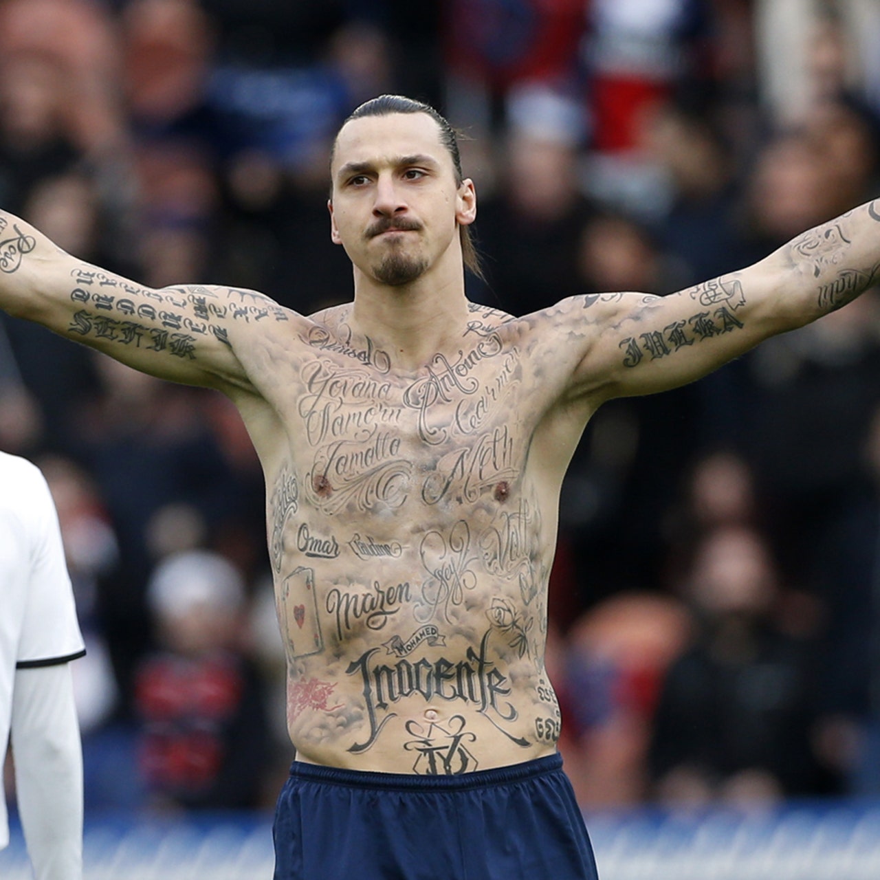 Zlatan Ibrahimović Makes a Powerful Statement with Tattoos Against Hunger –  SOCCER CONNECTS