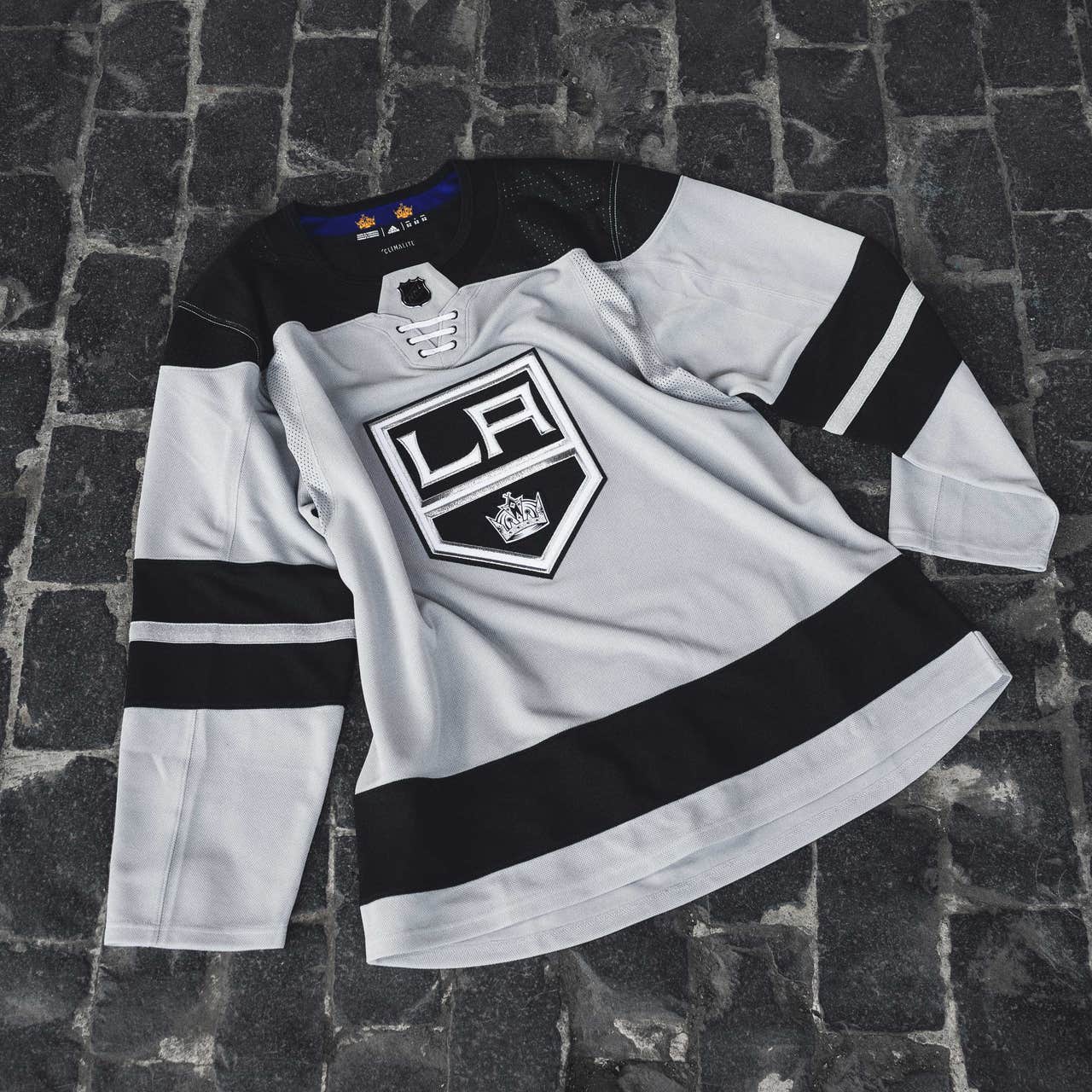 La kings 50th anniversary jersey authentic sales