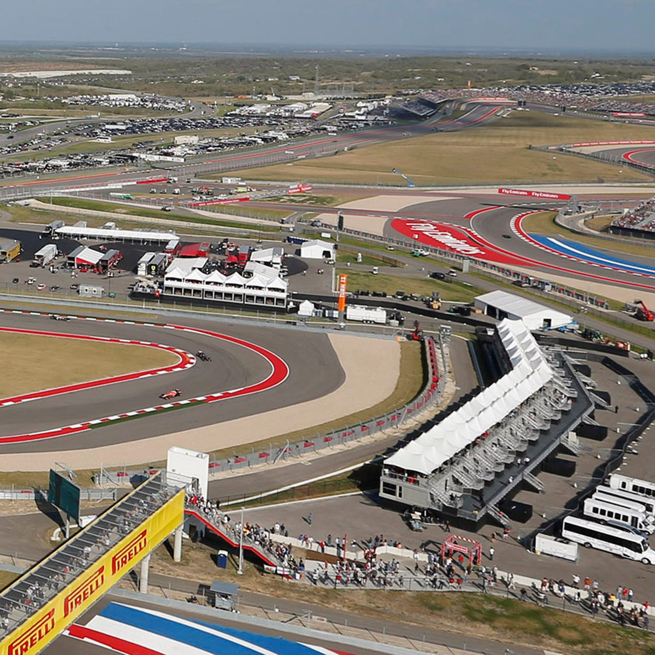 Fly over COTA with a drones-eye view of the circuit FOX Sports