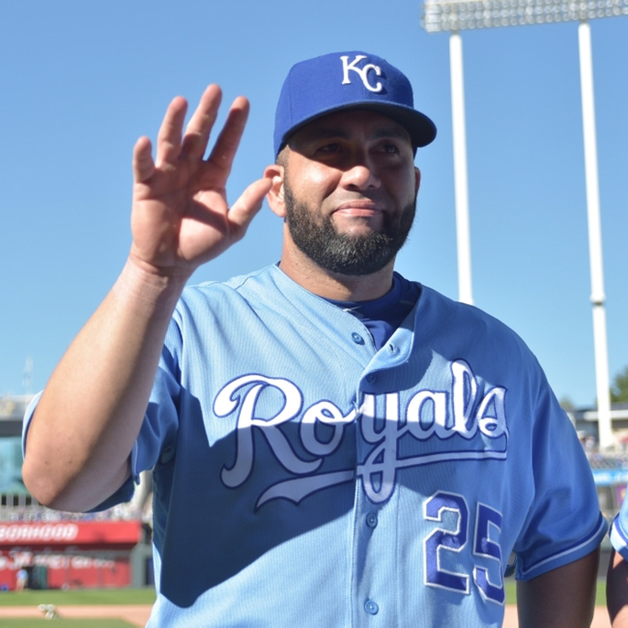 Morales royals jersey on sale