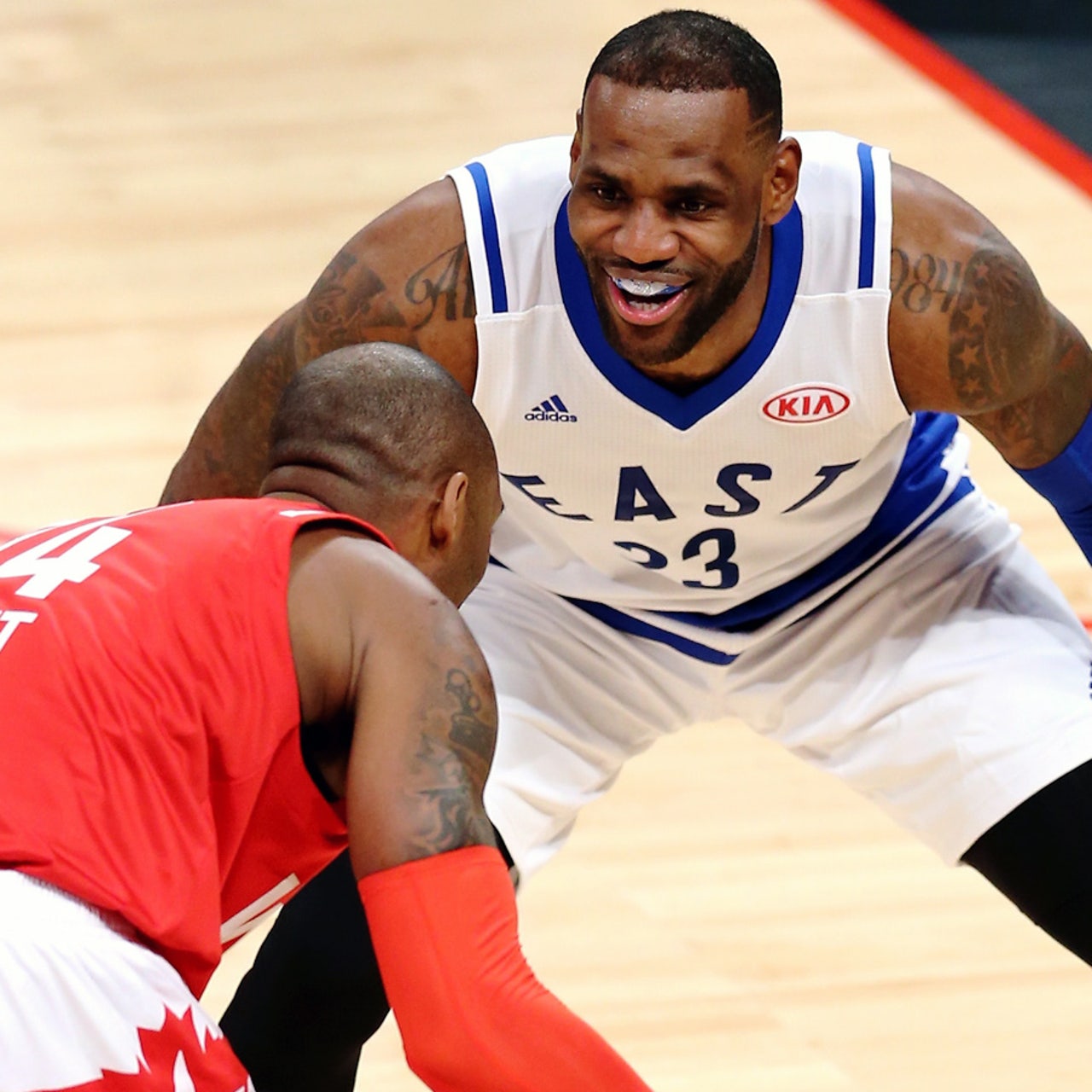 Kobe and lebron all star game outlet