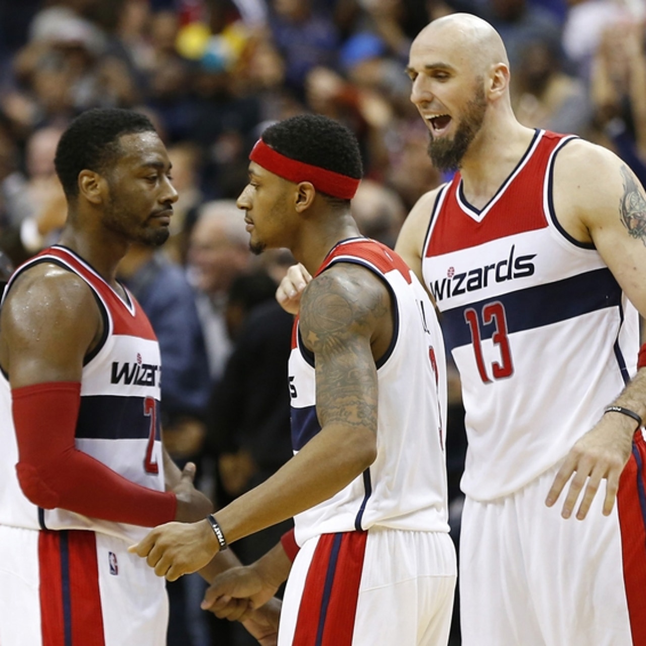 John Wall and Marcin Gortat of the Washington Wizards have met to