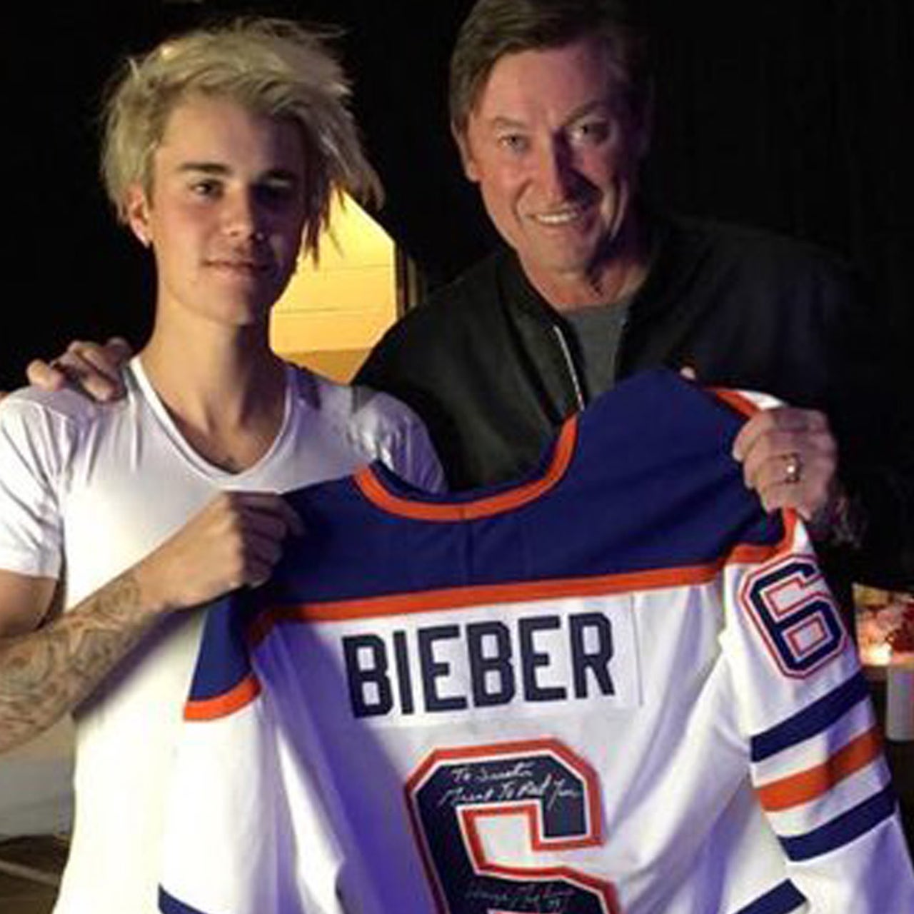 Justin Bieber Champions Toronto Raptors Satin Jacket