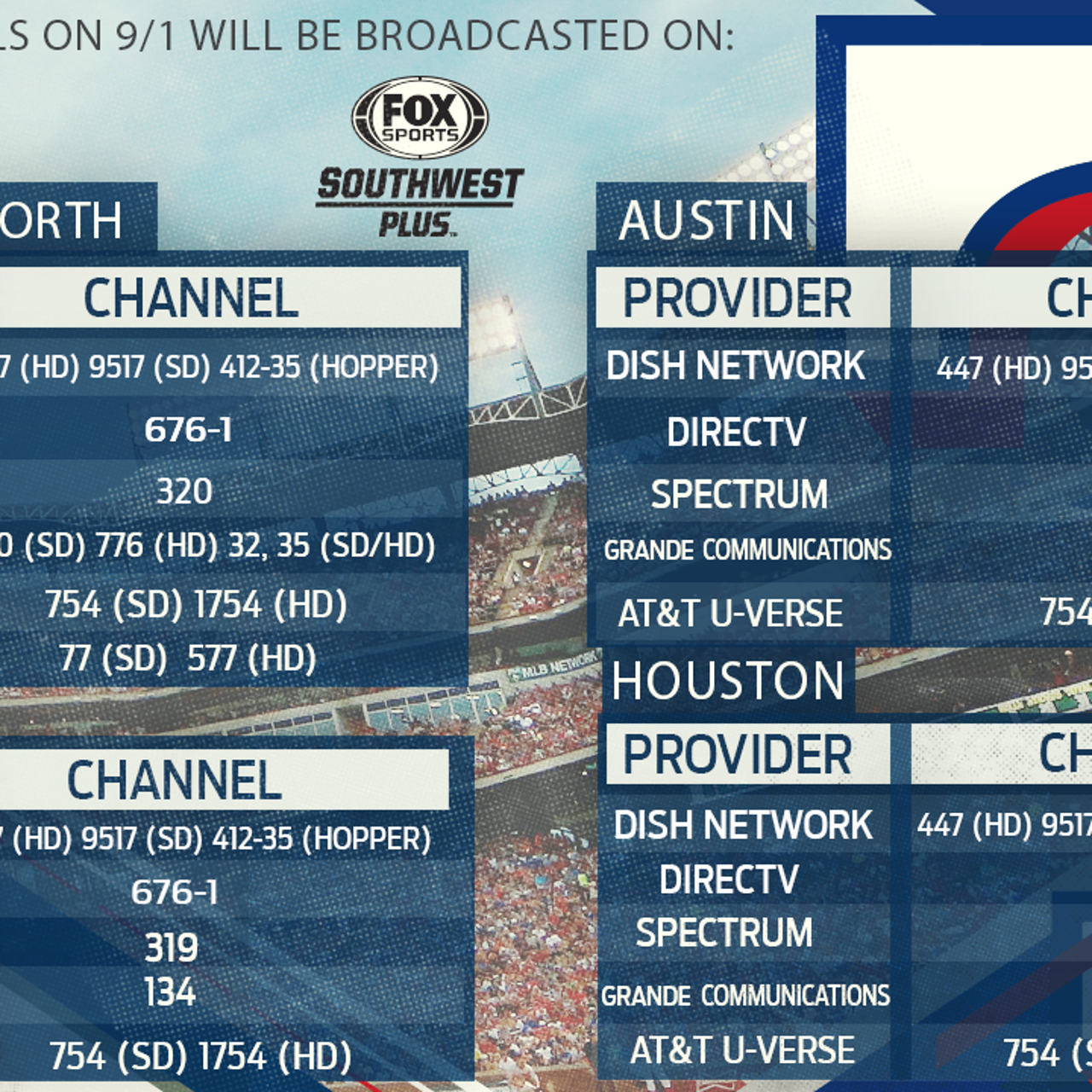 Rangers - Angels Game on FOX Sports Southwest PLUS Friday Night
